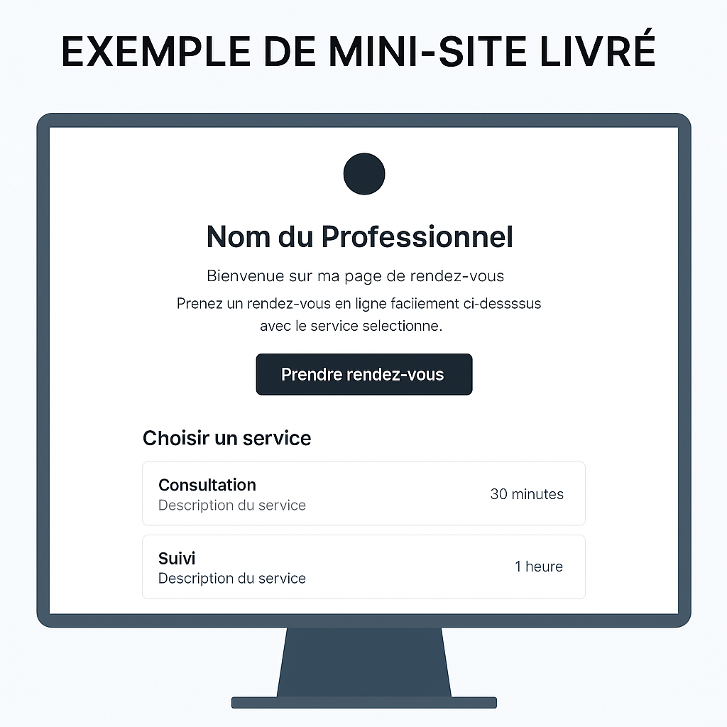 Exemple de mini-site Planifacile